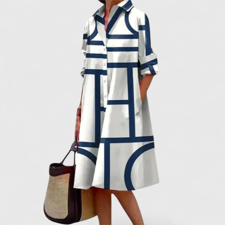 Charlene | Sophistiziertes Midi Kleid