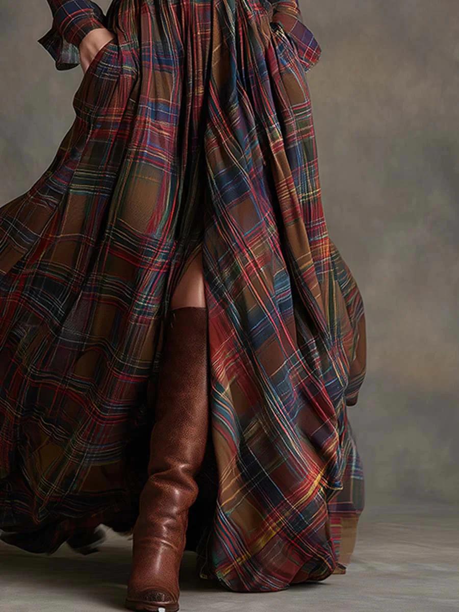 Scarlett | Tailliertes Hemdblusenkleid