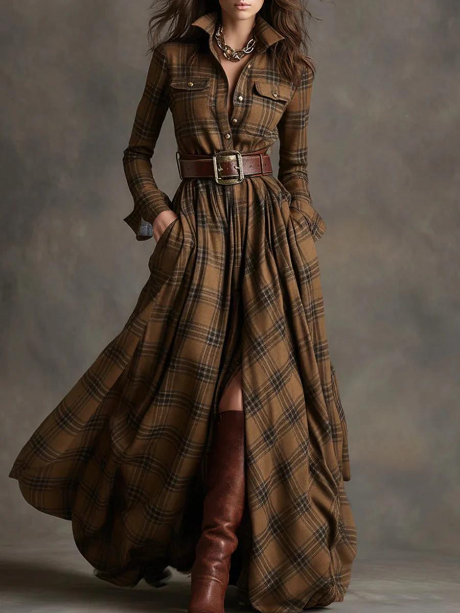Scarlett | Tailliertes Hemdblusenkleid